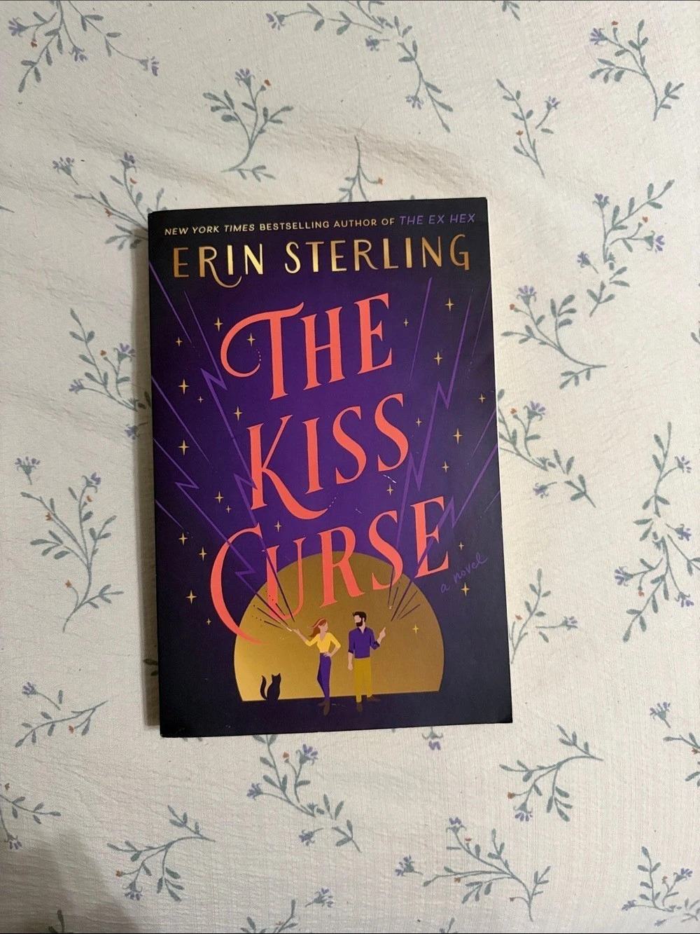 Avon Books The Kiss Curse Paperback Novel in Purple